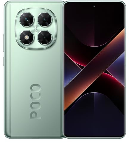 XIAOMI Poco X7 Smartphone 12+512GB, 45 W Turbo Ricarica, 1,5K 120Hz AMOLED CrystalRes Schermo Curvo, Fotocamera Principale Da 50 MP Con OIS Antipolvere, IP68, Batteria Grande 5110mAh - Verde
