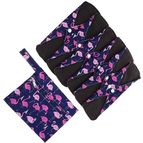 Healvian 1satz Waschbare Damenbinden Wiederverwendbare Menstruationspads Mit Aufbewahrungstasche Praktische Und Hautfreundliche Hygieneartikel Für Alltag
