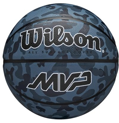 Wilson MVP CAMO Basketboll blå 6