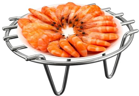 Rundes Grillrost – Backgitter für die Küche | kleines Backrost, Grillrost, antihaftbeschichtet, zum Kochen, Dämpfen und Kühlen