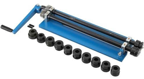 CDZHLTG 460mm Cintreuse circulaire en tôle Biegemaschine Sickenmaschine zur Blechbearbeitung mit Profilrollen zur Herstellung Von Sicken biegen Armature à rouleaux réglable