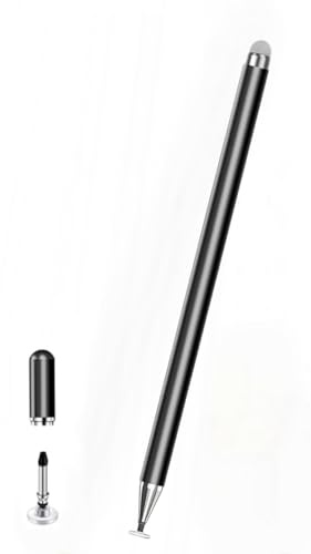 Stylus Pen Android/IOS Pad für Lenovo M11/10/9 Idea Pro Tablet für Samsung Galaxy Tab A9+/A8/A7 Schreibstift Eingabestifte Android Tablet 15/14 Stift für Alle Tablets (Schwarz)