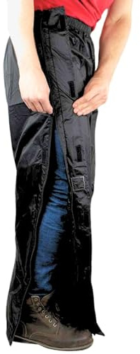 HOCK Pantalon de pluie unisexe pour une entrée confortable – Avec fermeture éclair à 2 voies et respirant – Extrêmement étanche (colonne d'eau 10 000 mm) – Pantalon de pluie pour homme et femme