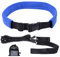 Wisdompro Swim Training Belt 2 m, Swim Bungee Cords Resistance Bands, Stationary Swimming Tether, Static Swimming Harness, Swimming Pool Tether for Adults - Blue