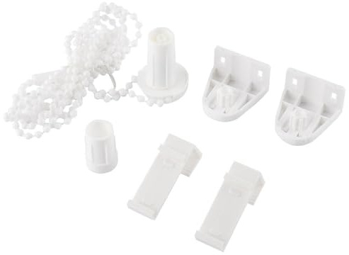 Pupilash Roller Blind Shade Clutch Bracket Kit - 17mm Repair Fitting with Chain for Standard Roller Blinds, Top Side Face Mount, Window Treatment Replacement Parts
