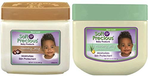 Soft & Precious Nursery Jelly Infused with Shea Butter & Nursery Jelly with Aloe & Vitamin E (Set of 2)