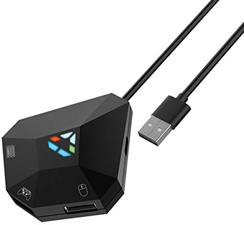 DaMohony Convertisseur Souris et Clavier Connexion USB, Convertisseur Clavier Souris pour N-Switch/PS3/PS4/Xbox One/Xbox 360