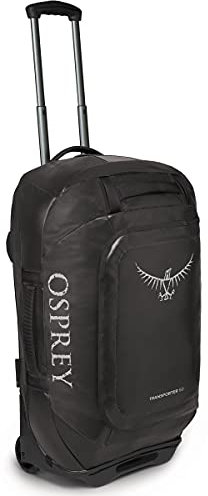 Osprey Unisex – Erwachsene Rolling Transporter 60 Duffel Bag, Black, O/S, Schwarz