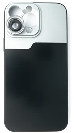 SYSTEM-S Lentille Macro 30x Microscope avec étui Noir pour iPhone 13 Pro Max