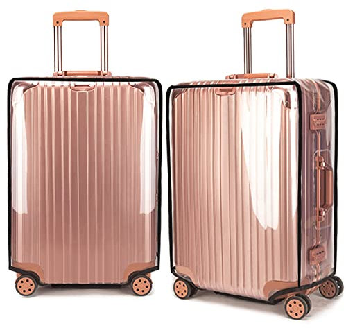 Chudian Kofferhülle Transparente Kofferschutzhülle Wasserdicht Durchsichtig Staubdicht Gepäckabdeckung Reisekoffer Schutzhülle