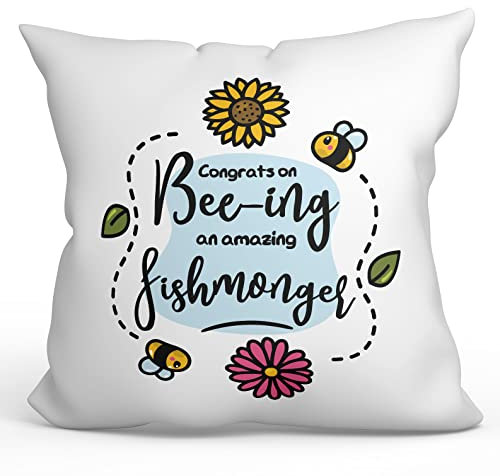 Mugffins Coussins/Oreillers avec Rembourrage pour POISSONNIÈRE - 40x40 cm - en Anglais - Thanks for Beeing Amazing - Cadeau Original