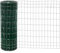 Garmix Clôture de jardin - Grillage métallique soudé - Vert - 25 m - 5 x 10 cm - 2,10 mm (80 cm)