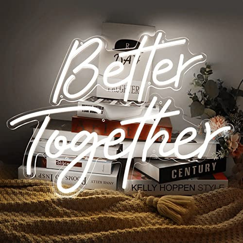 DYJD Custom Party Neon Zeichen Flex LED Text Neon Light Zeichen Neon LED Neon Sign für ein Schlafzimmer, Better Together