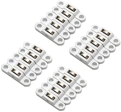 20 Stück/Set Kunststoff Kleiderschrank Schiebetür Rollenrolle Schiebetür Silence Fitting Schiebetor Rad Schiebetür Riemenscheibe Lager Rollen Duschtür
