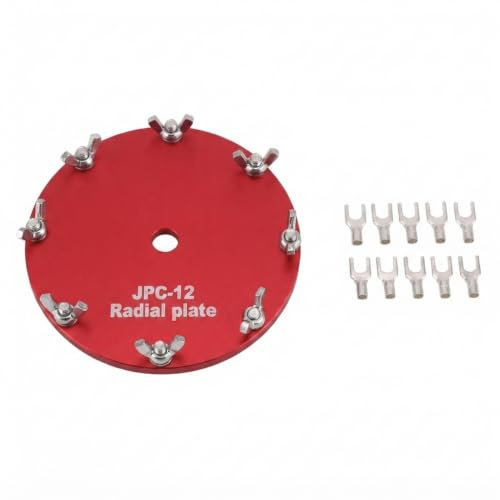 GOOZEEZOO Radial Plate for JPC-12 HF Antenna Portable Shortwave Antenna JPC-7 JPC-350