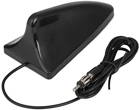 Grcfumo Antenne d'ailettes de Requin Automobile, antennes de Toit supérieur de Haute Performance, Super Fonctionnel Couverture d'antenne FM pour la Plupart des véhicules