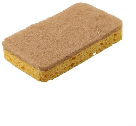 Besttoolifes Confezione da 8/20 spugne da cucina con spugnetta abrasiva, ecologiche, compostabili, per una pulizia resistente, spugna antigraffio per (B)