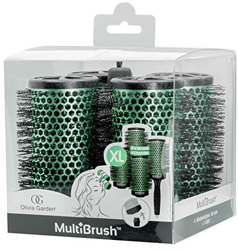 Olivia Garden Multibrush 4er Set mit Griff 56/75 mm, 370 g