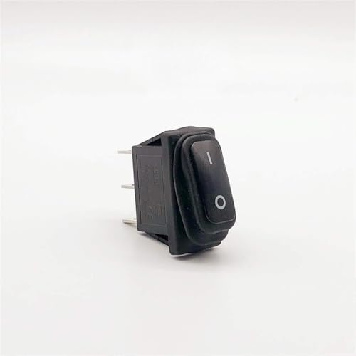 DLRSET Mini Interruttore a levetta, 1 PZ KCD3 Interruttore a bilanciere Impermeabile, Attrezzatura elettrica on-off/on-off-on 3pin con Interruttore a LED di energia elettrica 15A 250VAC / 20A 125VAC