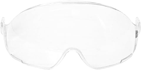 AOLAMEGS Hard Hat Accessories Clear Visor - PC Material Safety Helmet Goggle Replacement EN 166 Approved Clear Lens Eye Protector Block Dust