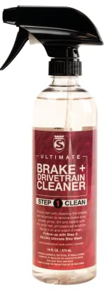 SILCA Ultimate Brake and Drivetrain Cleaner for Bicycles, best for disc brakes chains and cassette, 16 ounce spray bottle, purple foam encapsulates grit and grime
