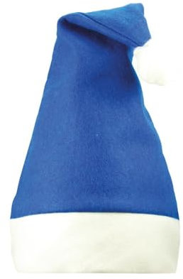 Weihnachtsmütze - Blau - Filz - Einheitsgröße - 25 Stück, blu, Einheitsgr��e