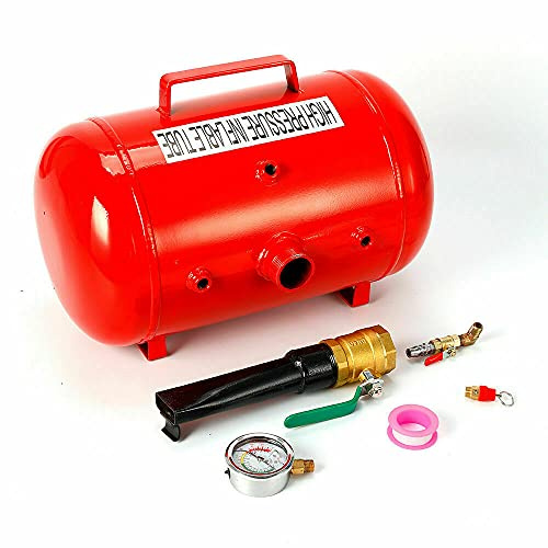 BRRIDE Reifenfüller 20L Reifenschockfüller Digital Reifen Booster Reifen Befüllhilfe Inflator Schockfüller Luft Airbooster für die Aufpumpung von verschiedener Reifen und Vakuumreifen