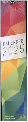 Streifenkalender 2025 12 MONATE [Rainbow]