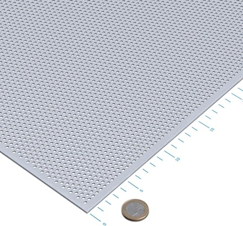 thyssenkrupp Lochblech verzinkt RV3-5 Stahl 1,5 mm (1000 x 750 mm) umlaufender Längs- und Stirnrand