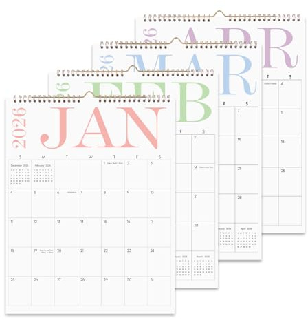 Wall Calendar 2026-2027, Aesthetic Large Wall Calendar -14 x 11 - 20 Monthly Calendar Runs from May 2026 Until December 2027, 2026 Calendar for Office, Home and School