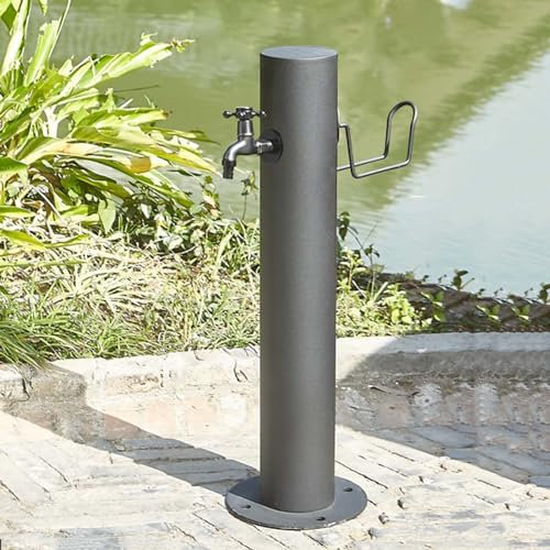 Freistehende Vertikale Gartenwassersäule Für Den Außenbereich,Edelstahl-bewässerungs-Wasser-brunnen-pfosten,gartenschlauchständer Mit Vollem Kupferhahn Dekorativ Gartenhausbrand Wasserspielbrunnen