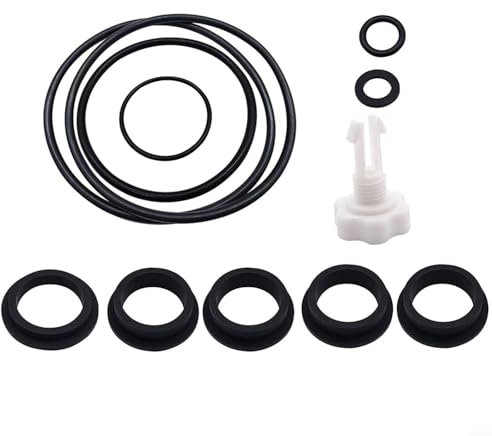 WIIYENA Replacement Repair Set, Sand Filter Pump Seal Gasket Parts Compatible for Intex 25013 Sand Filter Pumps, Air Release Valve and O-Rings