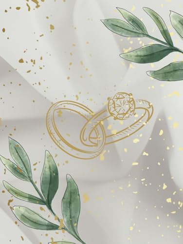 Hochzeit Notizbuch: A4 - 150 Seiten - gebunden - kariert