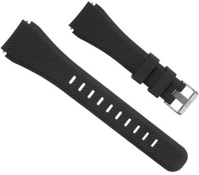 sourcing map Rubber Watch Band | Unique Design Replacement Silicone Watch Strap