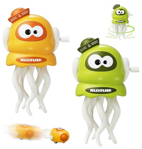 2 Stück Weihnachtsgeschenke kleinigkeiten Dancing Octopus Toy Weihnachts Aufziehspielzeug für Kinder Weihnachten Mitgebsel Set für Weihnachten Geschenke ab 3 4 5 Jahre Kinder für Jungen Mädchen