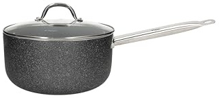Tognana Big Family, Casseruola 1 manico con coperchio 22 cm, alluminio, grigio