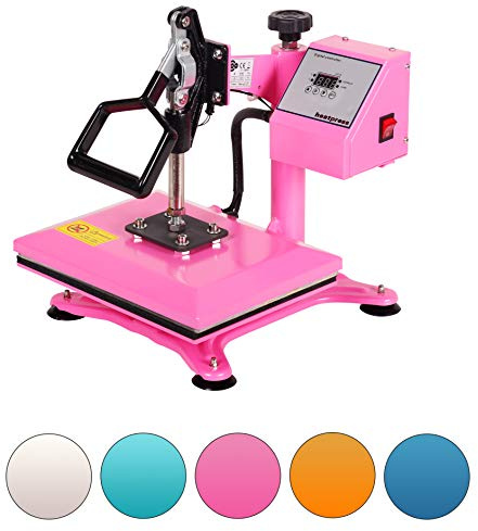 RICOO Transferpresse Heizpresse 30x23 cm Profi schwenkbar Bügelpresse Heat Press Power Zwerg-LP Presse Plotter Hitzepresse für T-Shirt Druckmaschine Heißpresse Textilpresse Thermopresse