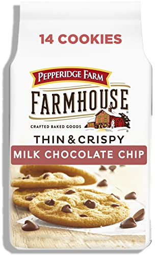 Pepperidge Farm Farmhouse Dünne und knusprige Milchschokoladen-Kekse, 195 ml