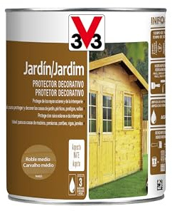 V33 LASUR AL AGUA MADERA EXTERIOR JARDÍN ROBLE MEDIO