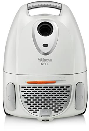 Tristar SZ-1932, Hybrid-Staubsauger, mit oder ohne Beutel, 700 Watt Leistung, nur 78 db, Weiß, 2 Liter Inhalt