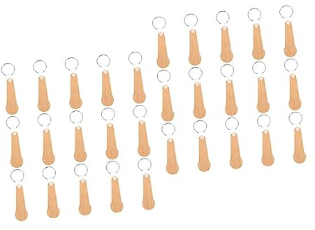 Ciieeo 30pièces Porte-clés Pour Chariot Outils De Déverrouillage Pratiques Forme De Clé Accessoires Écologiques Pour De Supermarché