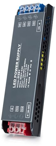 BRIMETI LED Transformator 24V 300W 12.5A AC 220V till 24V DC LED Drivrutin Strömförsörjning Konstant Spänning Slim Lågspänning Nätadapter för Strip Lampor Inomhusbruk Skåpbelysning