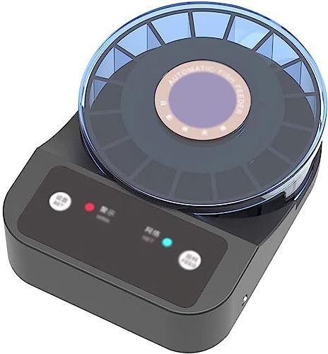 BOBVB Automatic Fish Feeder, Fish Food Dispenser, WiFi Controlled Remotely, Can Automatically Feed a Variety Of Feeds To Accommodate Most Types Of Food, For Aquarium Or Small Fish Turtle Tank