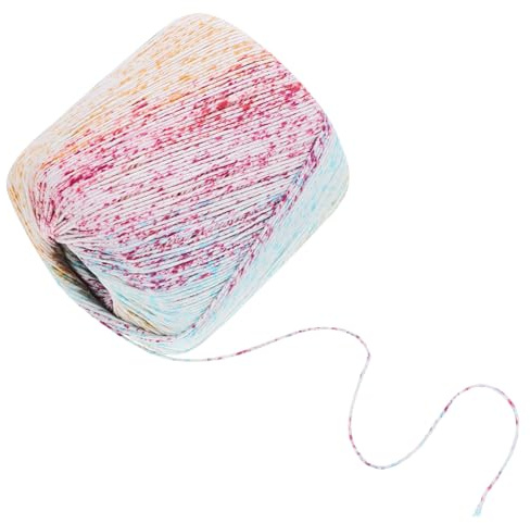SEWACC Crochet Cotton Thread Gradient Yarn for DIY Knitting Perfect for Sweaters Scarves Hats and Home Decor (133M Soft and Colorful)