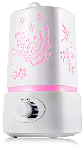 Humidificadores para dormitorio Humidificador ultrasónico, humidificadores de aire silenciosos de 1,5 L con luz nocturna, apagado automático sin agua, for dormitorio, habitación de bebé, oficina Humid