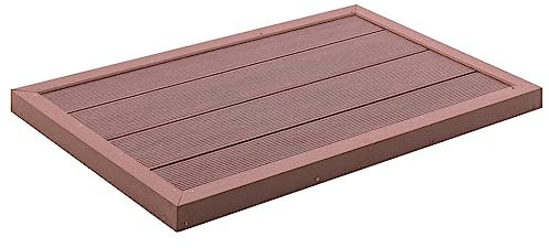 LXYZWRW Pool & Spa Bodenelement für Solardusche braun 101x63x55cm WPC Pool & Spa Zubehör
