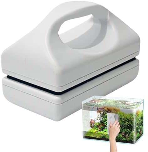 Magnetisk borste för akvarium, stark flytande algskrubbare, kraftig magnetisk tank rengörare, rep- akvarierrengöringsverktyg för glas, våg och fläckborttagning