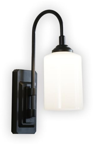 JML Smart Sconce Battery Operated Wall Light with Remote Control – Wireless LED Sconce with 9 Dimming Modes, 180° Swivel for Uplighting or Downlighting, 100 Lumens, 30,000 Hour Bulb Life, Black