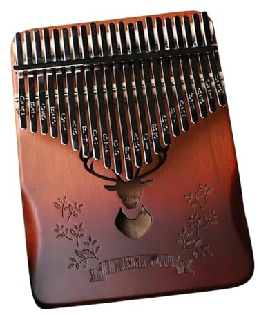 Kalimba Mit 21 Tasten Und Schalllöchern Ein Tragbares Instrument Geeignet Für Erwachsene Anfänger Professionelle Kalimba