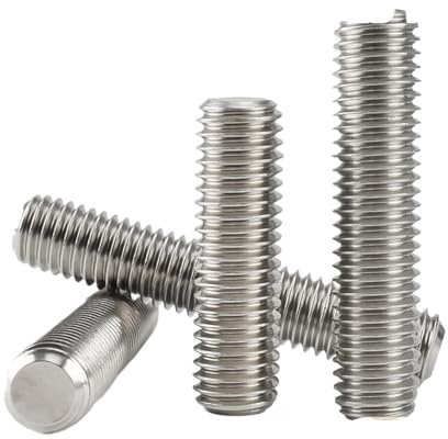 Varilla Roscada Varilla roscada completa de acero inoxidable 304, longitud perno, pernos sin cabeza totalmente métricos, varillas roscadas, tornillos(40mm (10pcs),M3)